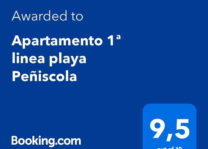 Apartamento 1ª Linea Playa Peniscola